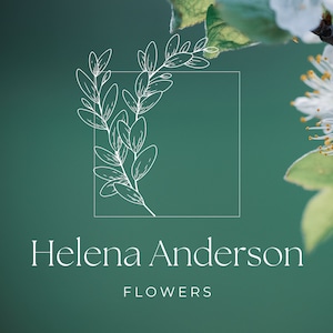 Florist Logo | Florist Logo Design | Florist Branding | Floral Logo | Professional Logo Design | Premade Logo
