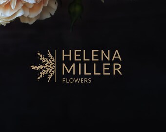 Floral Logo Design: Elegant Premade Logo Package (PNG, SVG)