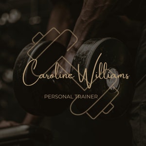 Personal Trainer Logo | Fitness Trainer Logo Design | Personal Trainer Branding | Professionelles Logo Design | Vorgefertigtes Logo | Logo-Paket
