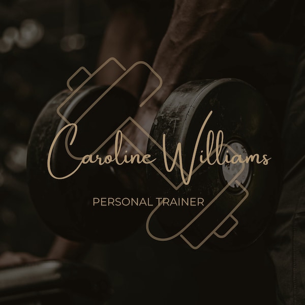 Personal Trainer Logo / Fitness Trainer Logo Design / Personal Trainer Branding / Professional Logo Design / Premade Logo / Logo Package