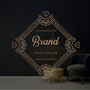 Professional Luxury Vintage Logo Design | Minimalist Logo Design | Business Logo Design | Geometric Logo Design | Premade Logo Package