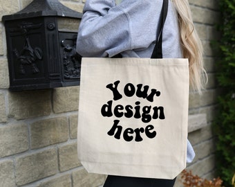 Tote bag mockup Check this beautiful bag mockup | Canvas Tote Bag mock | Model Tote bag mock