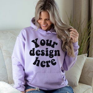 Orchid hoodie mockup, Gildan 18500 mockup Front Hoodie Mockups,G185 mockup orchid boho hoodie mockup  Heavy blend mockup Easter shirt mockup