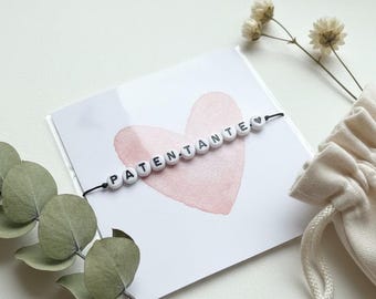 Patentante Armband | Geschenk: Willst du meine Patentante sein?