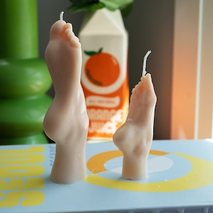 Foot Candle / Funny Novelty Gift / Feet Candles / Foot Lovers / Gift Ideas / Holiday Gift Ideas / Feet Lovers / Weird Candles