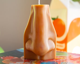 Nose Candle / Face Candle / Funny Candle / Abstract Candle / Home Decor / Unique Candle / Nice Candle