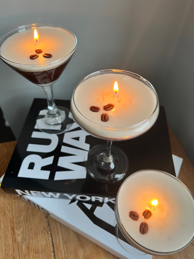 Espresso Martini Candle Realistic / Coffee Candle / Espresso Martini Lovers / Espresso Lovers image 8