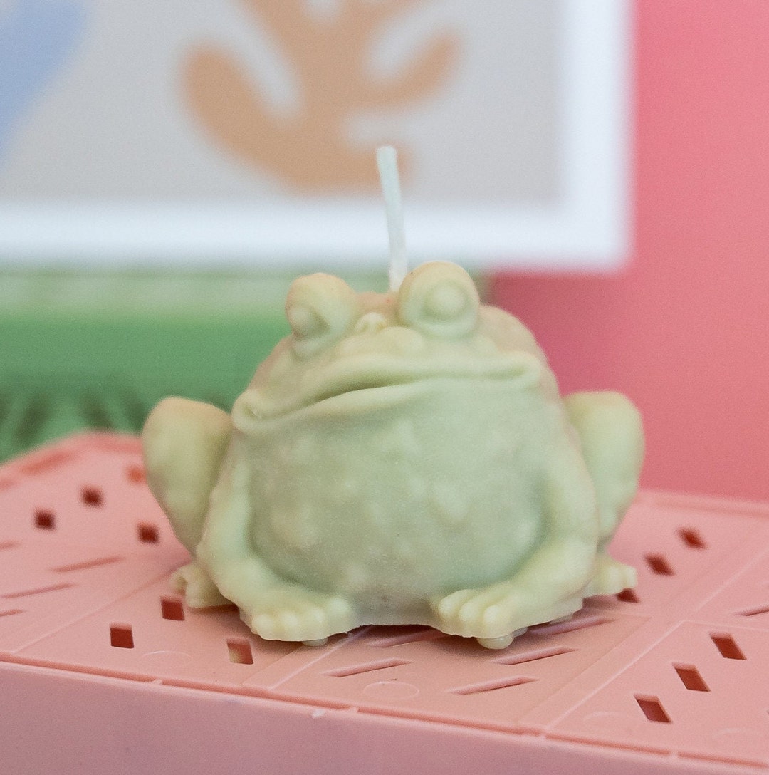 Good Luck Toad Candle / Frog Candle / Toad Candle / Good Luck Etsy
