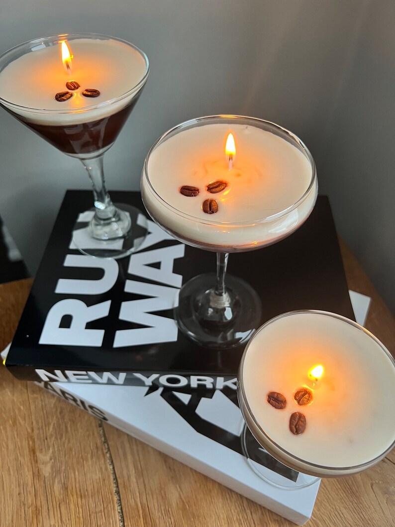 Espresso Martini Candle Realistic / Coffee Candle / Espresso Martini Lovers / Espresso Lovers image 9