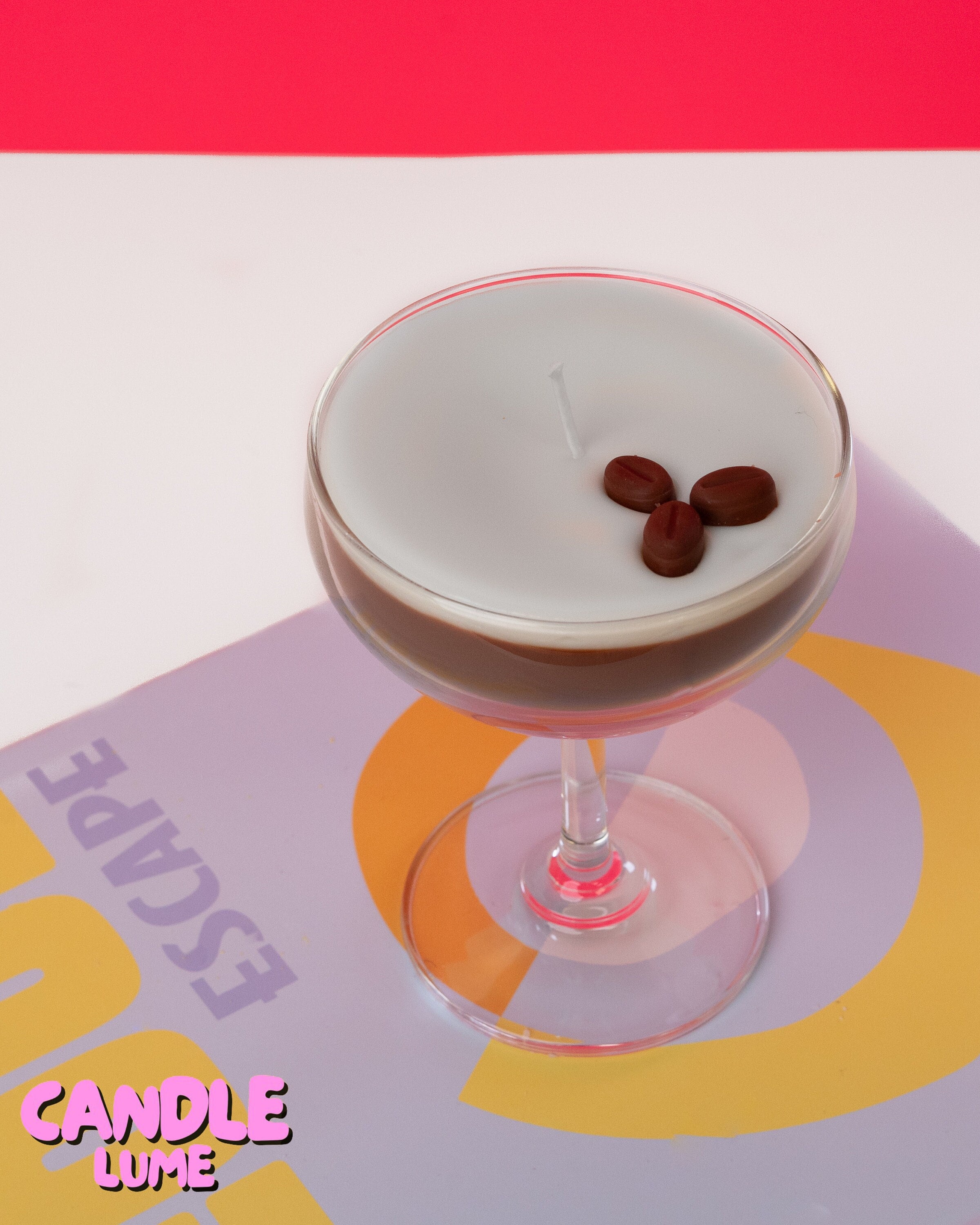 Espresso Martini Candle - Coupe Glass / Coffee Candle / Espresso Martini Lovers / Espresso Lovers
