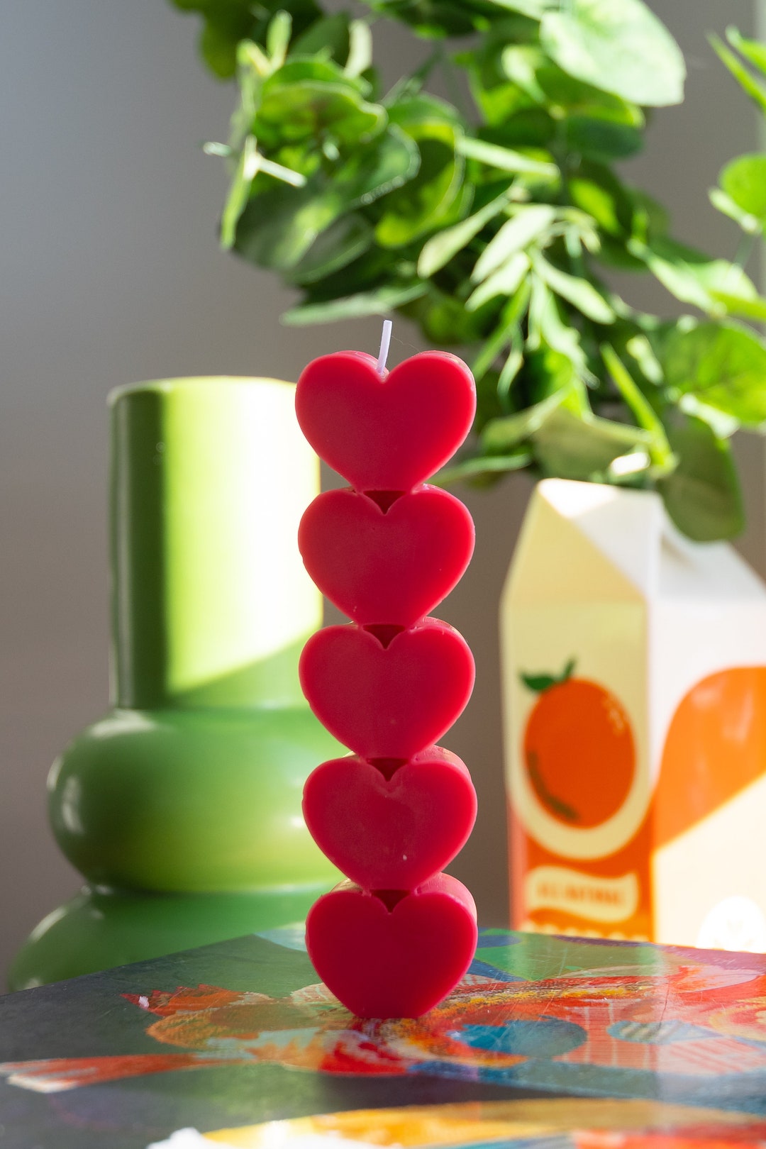 Heart Pillar / Valentines Piller / Love Pillar / Home Decor / Beautiful