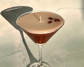 Espresso Martini Candle Realistic / Coffee Candle / Espresso Martini Lovers / Espresso Lovers