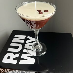 Espresso Martini Candle Realistic / Coffee Candle / Espresso Martini Lovers / Espresso Lovers image 2