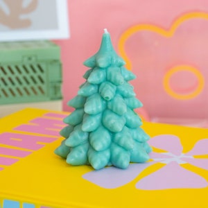 Árvore de Natal / Pinheiro / Decoração de Natal / Vela de Natal / Vela Adorável / Vela Linda
