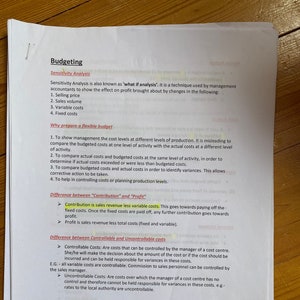 Leaving Cert H1 Accounting Theory Answers 2024