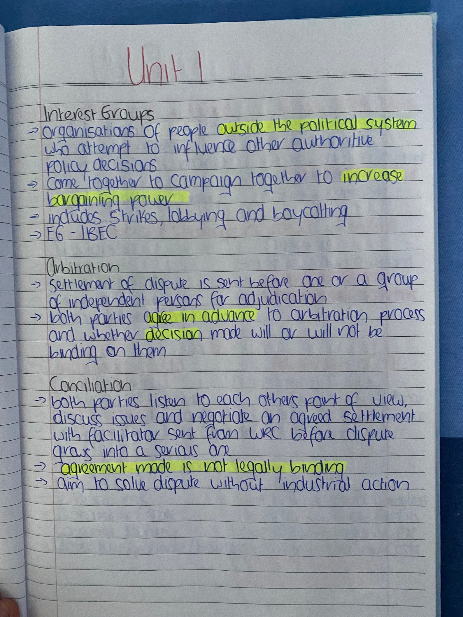 Leaving Cert H1 Business Definitions 2024 - Etsy