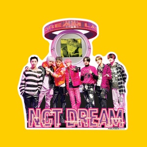 NCT Dream Glitch Mode “Lab” sticker: 2 versions