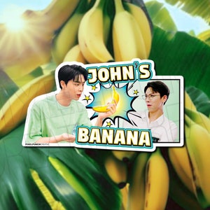 Johnny Ten NCT 127 WayV “Banana” Sticker
