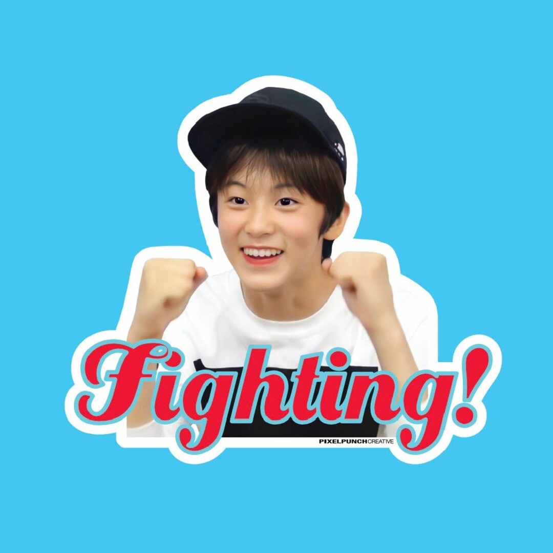 Mark Lee NCT 127 “fighting” Sticker - Etsy