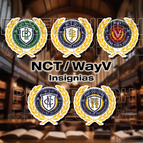 NCT 127 NCT dream マーク Individual NCT + NCIT Insignias (127, Dream, Wayv) - Etsy