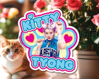 Taeyong NCT 127 Shalala “Kitty Tyong” sticker