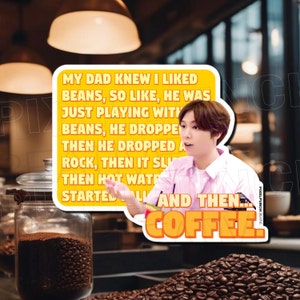 Johnny NCT 127 “Coffee” sticker
