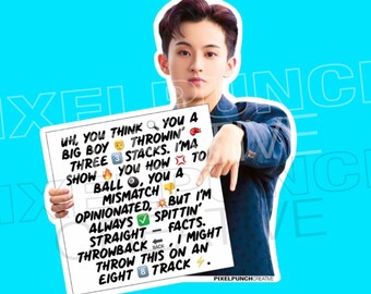 Mark Lee NCT 127 DREAM SuperM “Jopping!” sticker