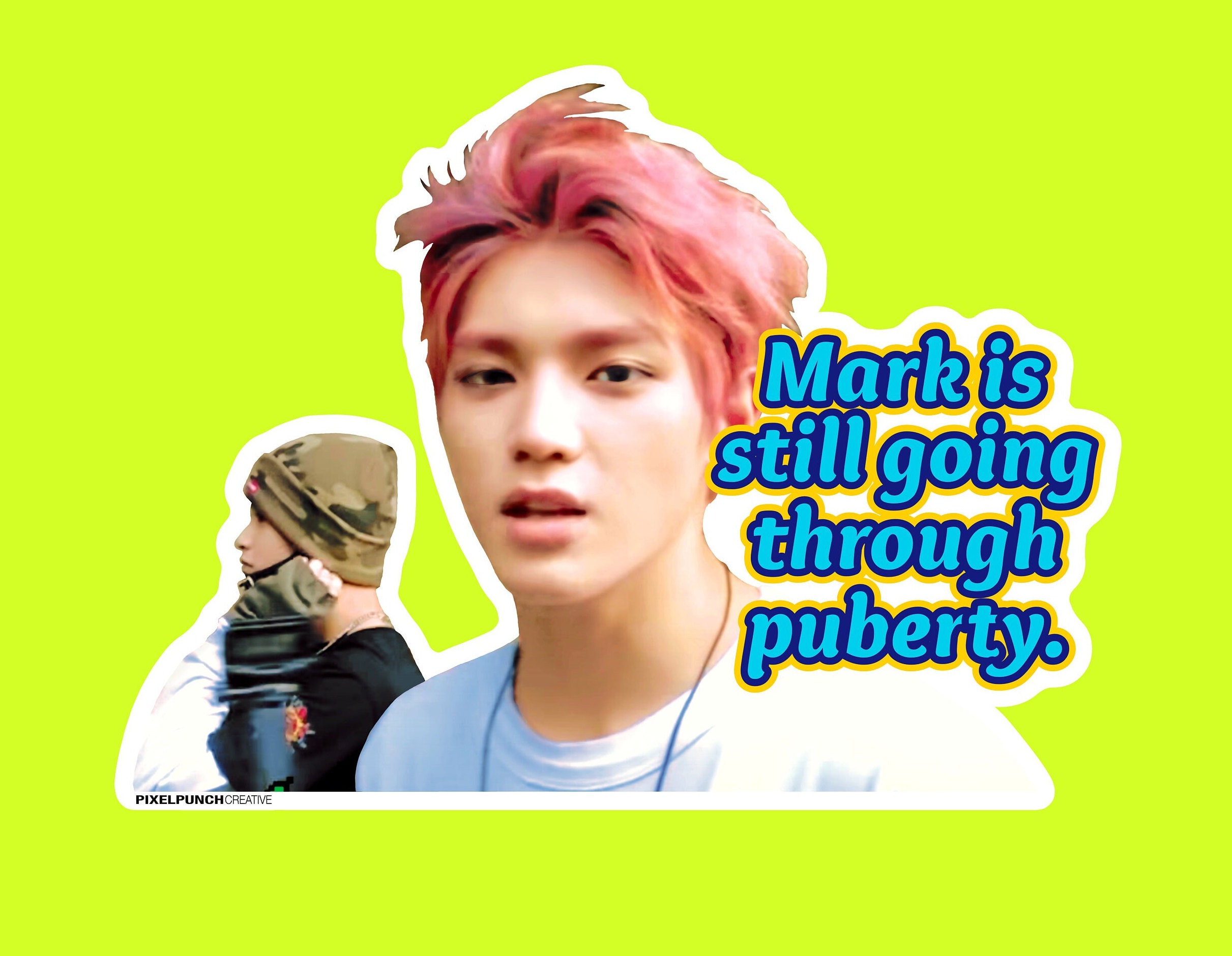 Taeyong Mark NCT 127 “puberty” Sticker - Etsy