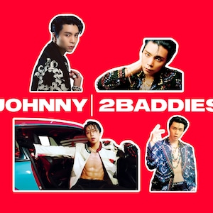 Individual Johnny NCT 127 2 Baddies “MV” stickers