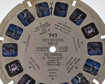 ROY ROGERS ViewMaster REEL 945, The Cowboys & Trigger, 1950 Sawyer's single reel