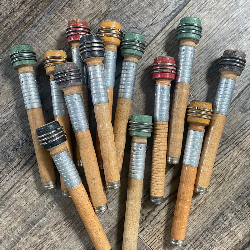Wood Thread Spools Vintage - Etsy