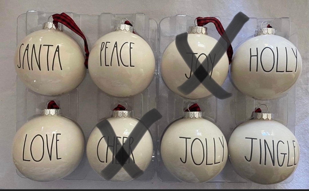 Rae Dunn Christmas Ornament YOU CHOOSE Rae Dunn Christmas Rae Dunn
