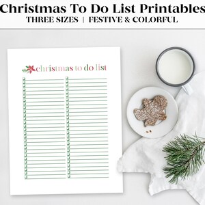 Christmas To Do List Printable | Christmas To Do List | Instant Download | Digital Download | Christmas Planner | Christmas Printable