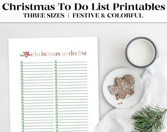 Christmas to Do List | Printable to Do List | Christmas Planner ...