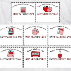 24 Printable Classroom Valentines Bonus Printable Teacher Valentine Card Class Valentines Printable Valentines Digital Downloads image 6