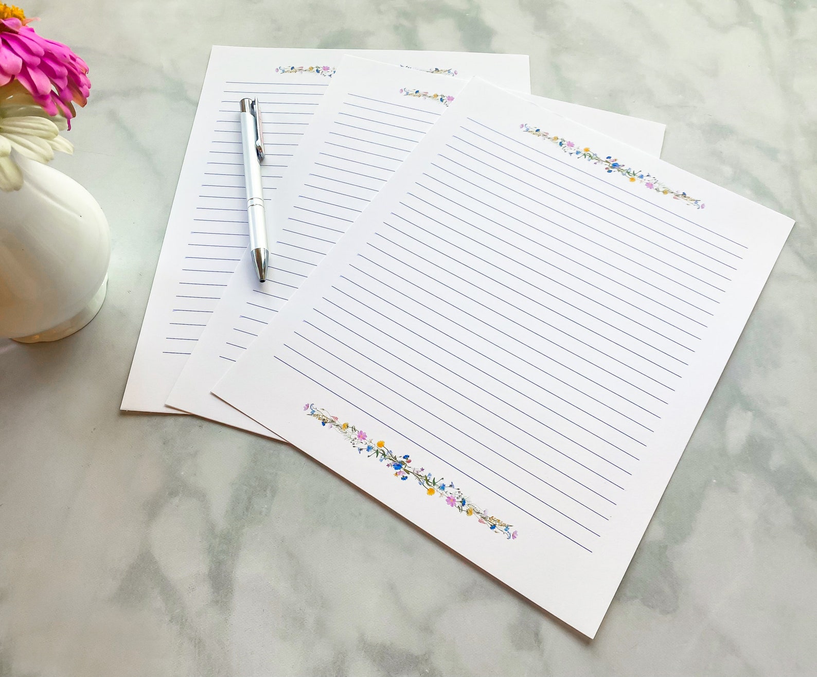 Printable Letter Writing Paper Printable Stationary Printable Paper