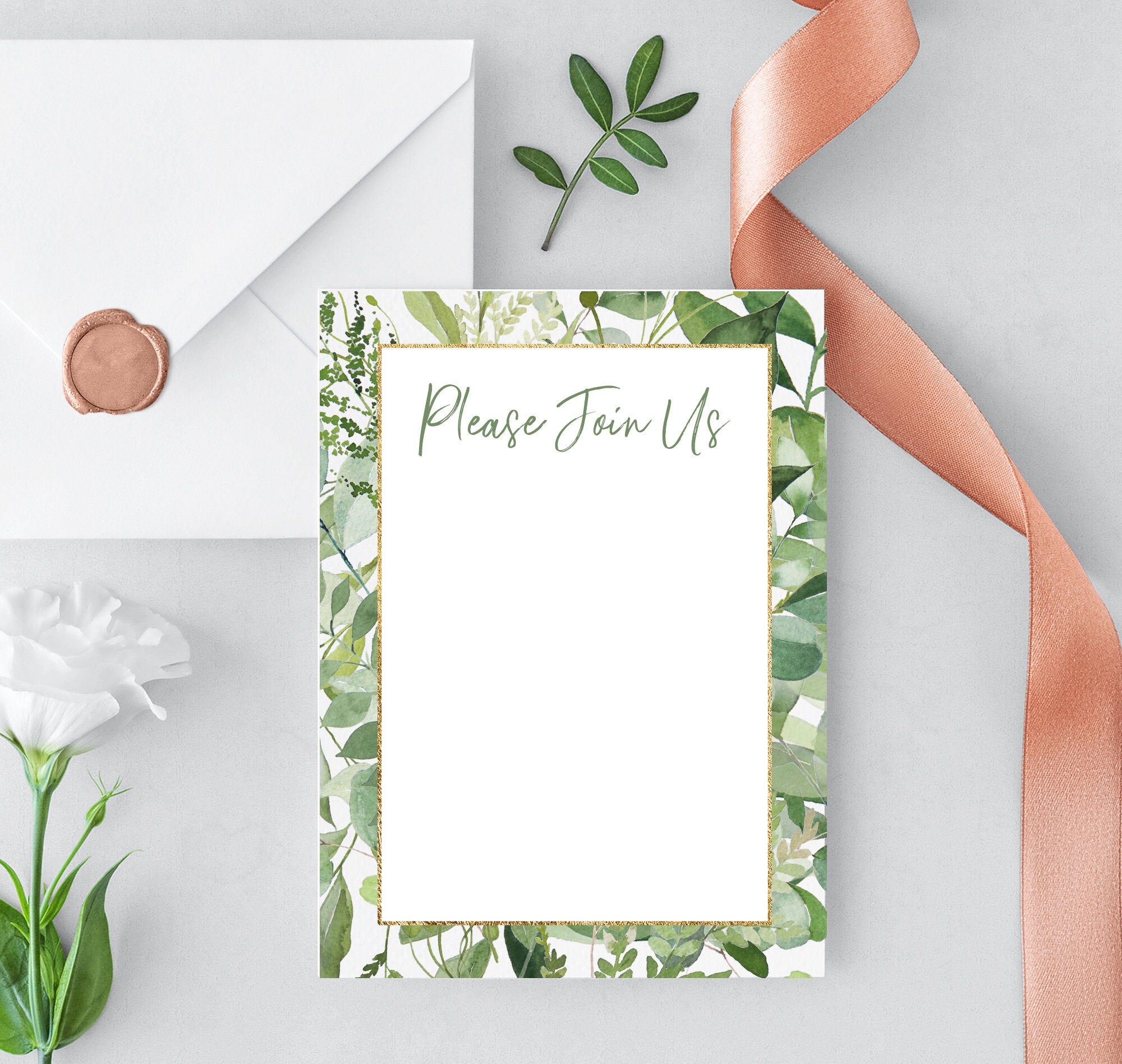 Printable Boho Editable Invitation Template Party Invitation Modern ...