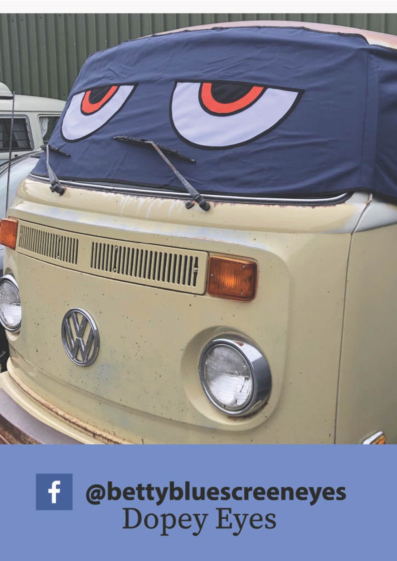 VW T25 Screen Wrap Devil Evil Eyes Blackout Cover Water - Etsy
