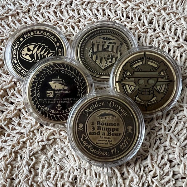 Moneda de desafío personalizada: tu diseño