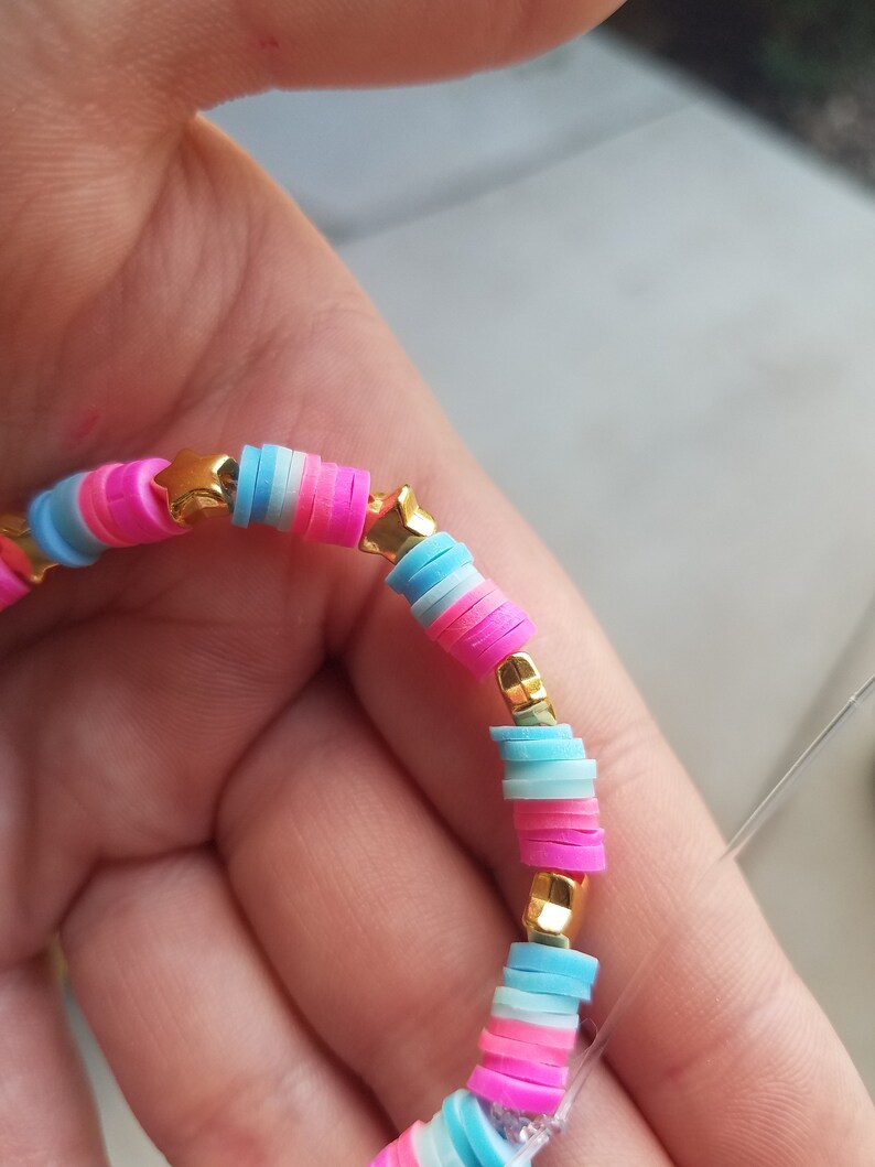 Custom Clay Bead Bracelets Etsy