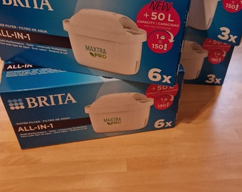 Brita Maxtra Pro cartridges 15 plus jug for the cartridges