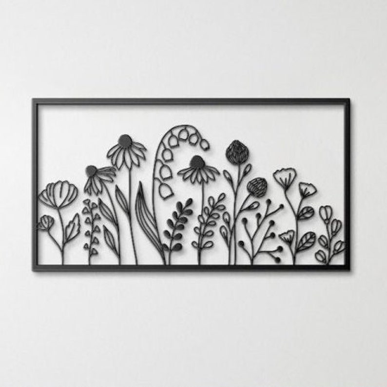 The Allure and Beauty of Wildflowers in Wall Art Home Decor 17 Wild flowers wall Art and Interior decor