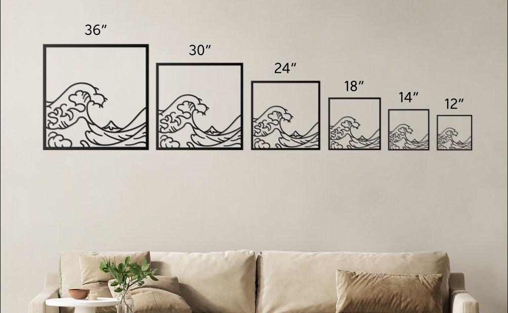Japanese Wall Art Japanese Great Wave Metal Wall Art Asian Art Japanese