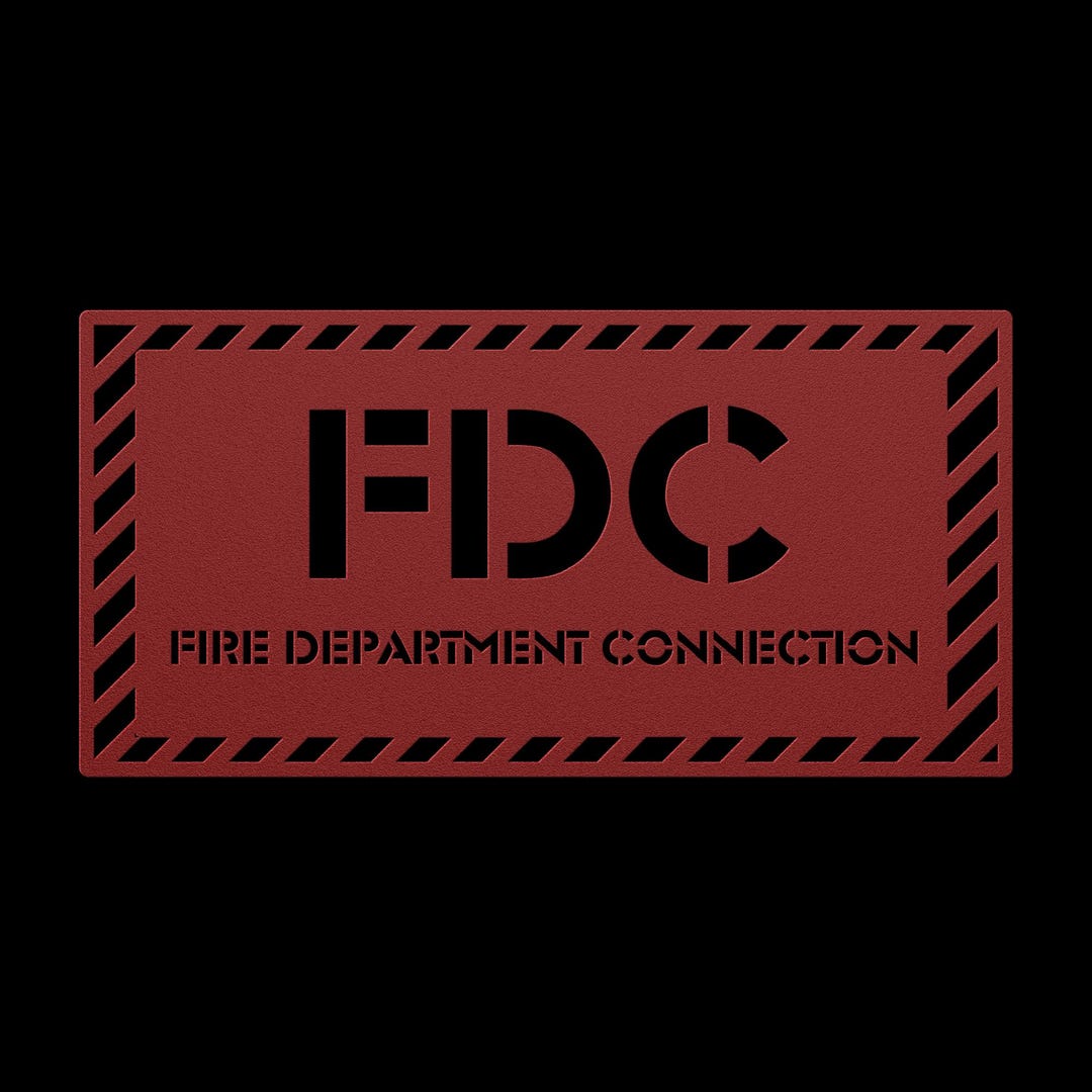 FDC Sign Metal Sign • Fire Signage, Fire Department Connection Sign ...