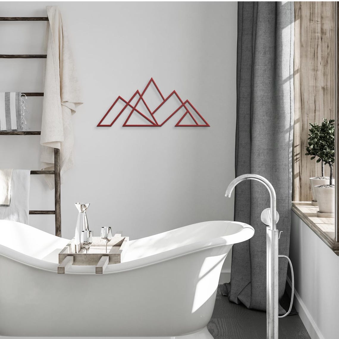 The Chariot Tarot Card connection to healing crystals, astrology, numerology, chakras, and the four elements 5 red bathroom Mountain Metal Wall Art, Mountain Wall Art, Large Mountain Wall Art, Nature Mountain Metal Decor, Minimal Metal Wall Art Gift, Hill Decor
