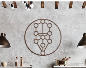Kabbalah Tree of Life Metal Wall Art: Sacred Geometry Decor,  Sacred Geometry Symbols, Sacred Geometry Patterns, Sacred Geometry Shapes,