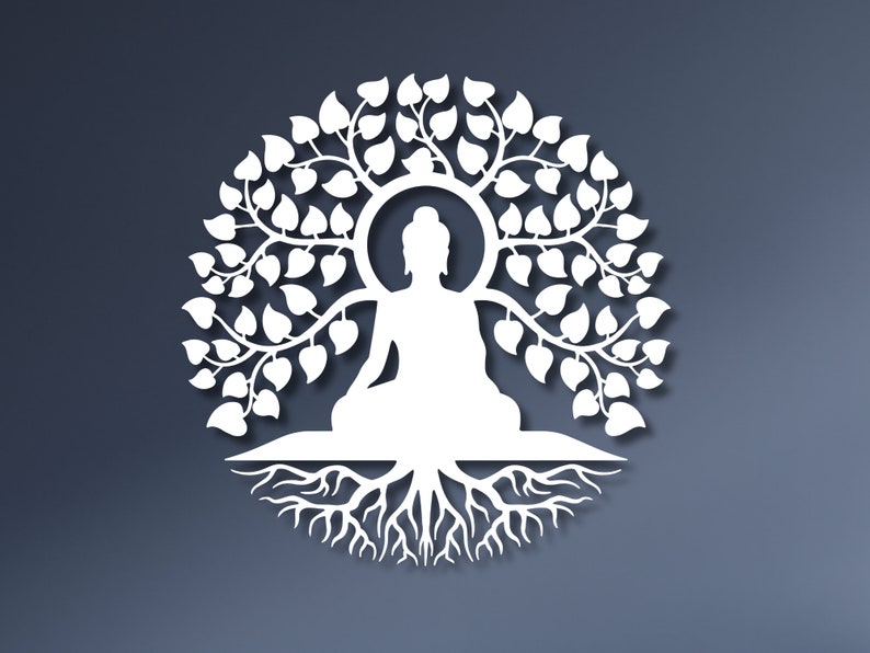 Wall Art Gift Metal Buddha Wall Art, Buddha Wall Hanging , Zen Art, Hindu Wall Decor, Yoga Studio Gift, Meditation Deco, Yoga Gifts, Hindu Metal Wall Art metal tree of life decor, tree of life Metal wall art, tree of life Metal wall decor,