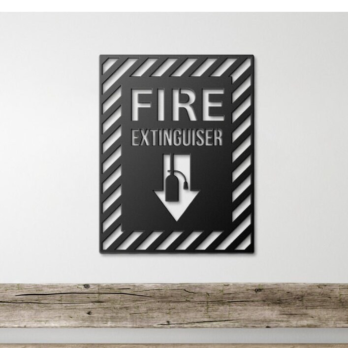Custom Fire Signage Fire Signage Metal Fire Extinguisher Sign: Fire Signs, Metal Sign ...