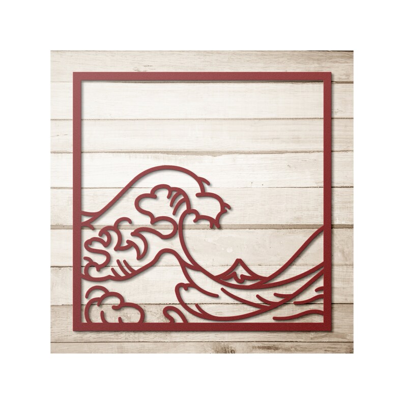 Japanese Wall Art Japanese Great Wave Metal Wall Art Asian Art Japanese
