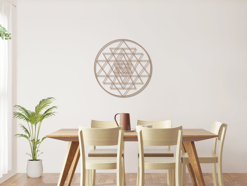 Sri Yantra Metal Wall Art: Sacred Geometry Wall Art , Sacred Geometry ...